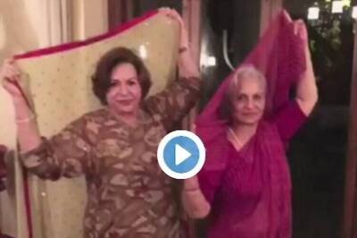 Watch: Waheeda Rahman and Helen dancing to 'Prem Ratan Dhan Payo' will win your hearts